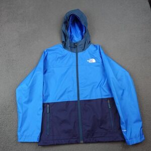 The North Face Zipline Jacket Boys Large 14/16 Blue DryVent Hooded NF0A5GD3